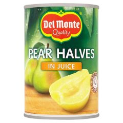 Del Monte Pear Halves in Juice 12x230g