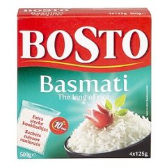 Basmati Rice Boil In The Bag Bosto 4 P. 1X500 Gr