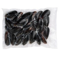Frozen-Channel Mussel, Whole Blue Vacuum Packed, 10x1lb