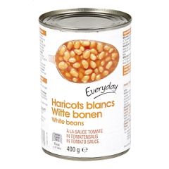 White  Beans In Tomato Sauce Everyday 1X400 Gr