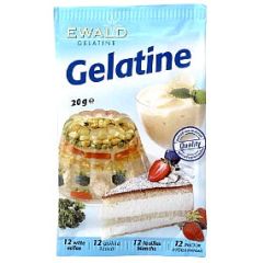 Ewald Leaf Gelatine 12 P. 1Xpiece