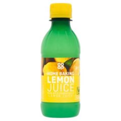 Co-op Lemon Juice 8x250ML