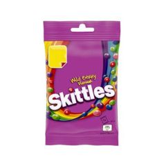 Skittles Vegan Chewy Sweets Wild Berry Fruit Flavoured Treat Bag 14x109g