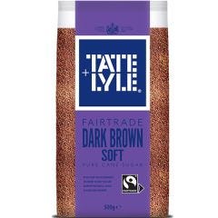 Tate & Lyle Sugars Fairtrade Cane Dark Brown Soft Sugar  10X500G