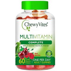 Chewy Vites Multivitamin Complete Red Berries Flavour 30 Fruity Flavour Chews 6X30 Chews