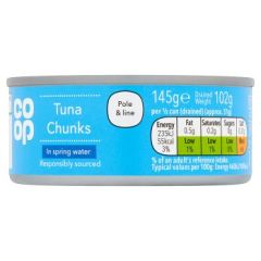 Co-op Tuna Chunks in Spring Water 24x145G