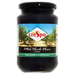 Crespo Pitted Black Olives in Brine 8x354g