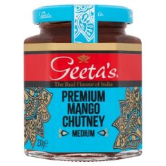 Geeta's Premium Mango Chutney Medium 6x230G