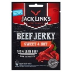 Jack Link's Meat Snacks Beef Jerky Sweet & Hot  12X25G