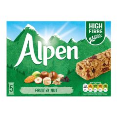 Alpen, Bar Fruit & Nut, 10x5x28g