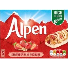 Alpen, Bar Strawberry Yoghurt, 10x5x29g