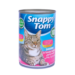 Snappy Tom, Sardines/Trvlyctlt, 24x400g