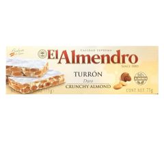 El Almendro, Turron Crunchy Almond, 16x75g