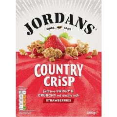 Jordan's, Country Crisp Strawbry, 6x500g
