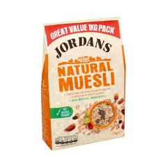 Jordan's, Natural Muesli, 4x1kg