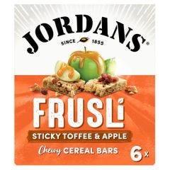 Jordan's, Frusli Bar Sticky Toffee & Apple, 6x6x30g