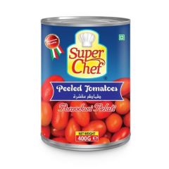 Super Chef, Tomato Peeled, 24x400g