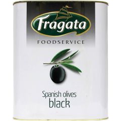Fragata, Olives Black, Whole Tin, 2x5kg