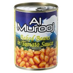 Al Murooj, Beans Baked In Tomato Sauce, 24x400g