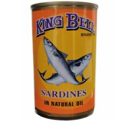 King Bell, Sardines In Oil, 50x125g