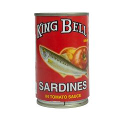 King Bell, Sardines In Tomato Sauce, 100x155g