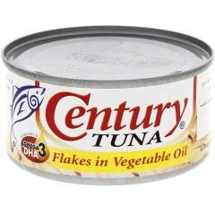 Century, Tuna In Vegetable Oil Tin, 48x180g