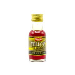 Natco, Food Coloring, Yellow, 12x28ml