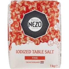 Nezo, Table, Iodized Salt, 12x1kg