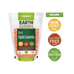 Earth Goods, Lentils Red Split, 12x340g
