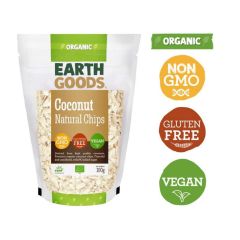 Earth Goods, Chips Coconut Natural, 12x100g