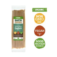 Earth Goods, Spaghetti Whole Wheat, 12x500g