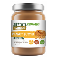 Earth Goods, Butter Peanut Crunchy, 12x400g