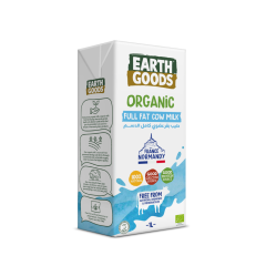 Earth Goods, Full Fat Milk, 6x1ltr