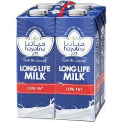 Hayatna, Long Life Milk, Low Fat, 12x1L