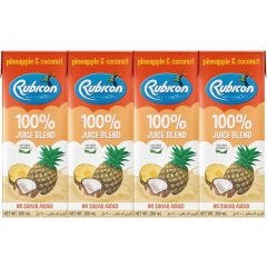 Rubicon, Pineapple & Coconut No Sugar Added, 4x8x200ml