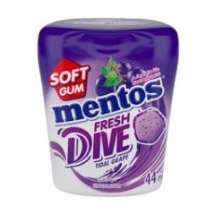 Mentos, Fresh Dive Gum Grape, 36x44x2g