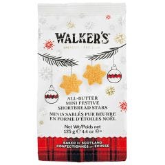 Walkers, Mini Festive Shortbread Stars, 12x125g