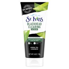 St.Ives, Blackhead Clearing Scrub Green Tea & Bamboo, 12x6oz