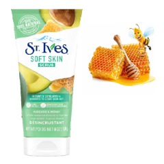 St.Ives, Soft Skin Scrub Avocado & Honey, 12x6oz