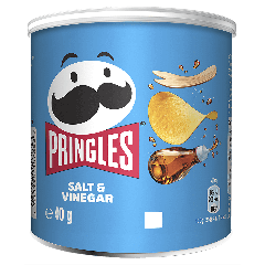 Pringles, Salt & Vinegar, 12x40g