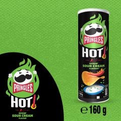 Pringles, Hot Sour Cream, 19x160g