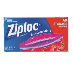 Ziploc, Storage Bags Quart, 9x48ct