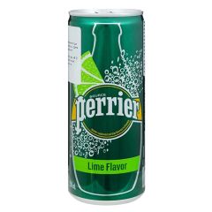 Perrier, Sparkling Water Slim Can Lime Flavor, 3x10x250ml