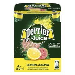 Perrier, Juice Lemon And Guava Can, 6x4x250ml