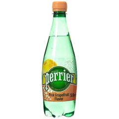 Perrier, Sparkling Water Pet Bottle Grape Fruit Flavor, 4x6x500ml