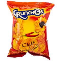 Crunchos, Chips Natural Potatoes Chilli, 2x25x13g