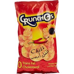 Crunchos, Chips Natural Potatoes Chilli, 50x40g