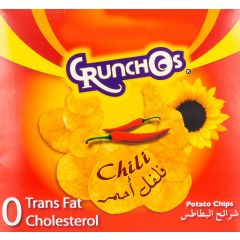 Crunchos, Chips Chilli Natural Potatoes, 50x25g