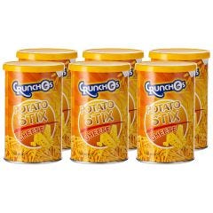 Crunchos, Potato Stix Cheese Can, 4x6x45g