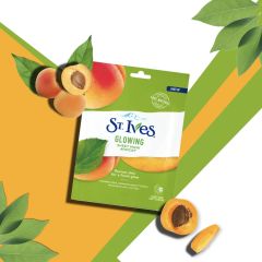 St.Ives, Glowing Apricot Sheet Mask, 1x80ct